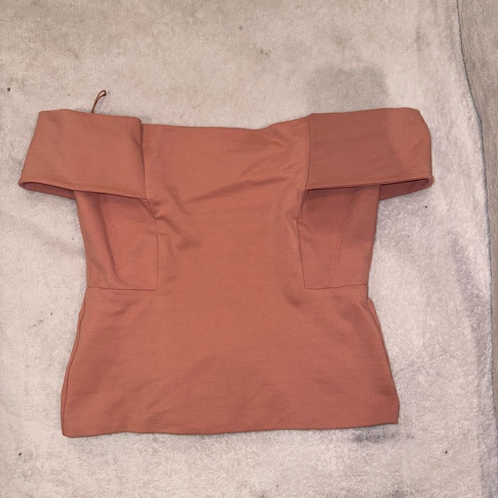Michelle mason size L top peach color